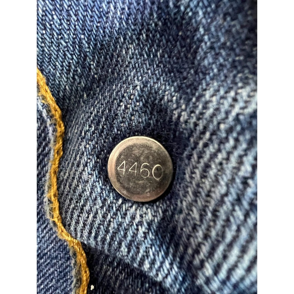 Levis 505 Jeans Mens 36x34 Blue Regular Straight Cotton Denim Pants Medium Wash - Picture 7 of 16
